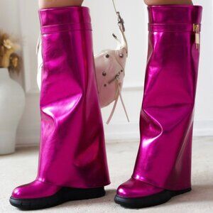 Darin Tall Fold-Over Sneaker Boots